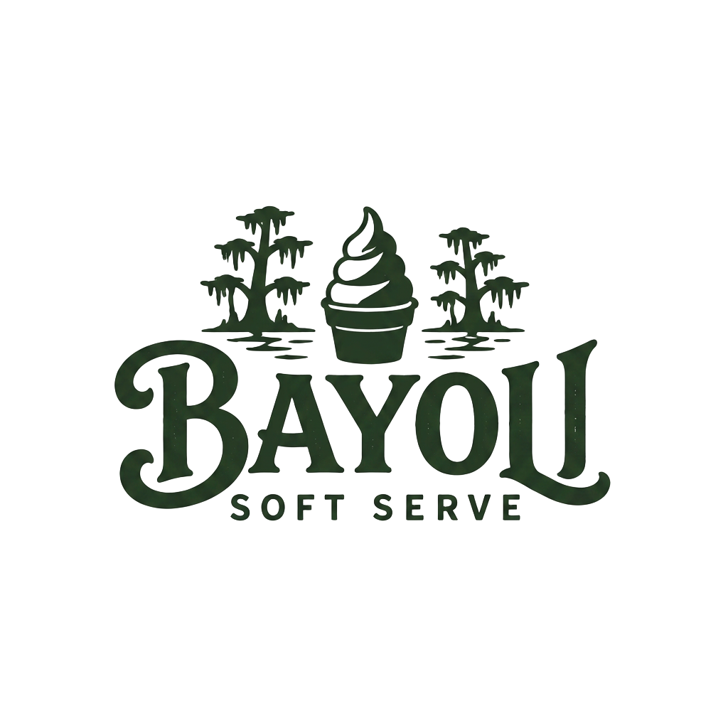 Bayou Soft Serve logo
